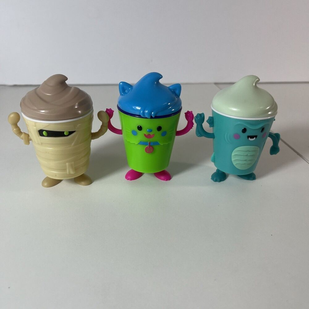 3 Wendy's Frosty Frights kids' meal toy, part of a Halloween-themed collection